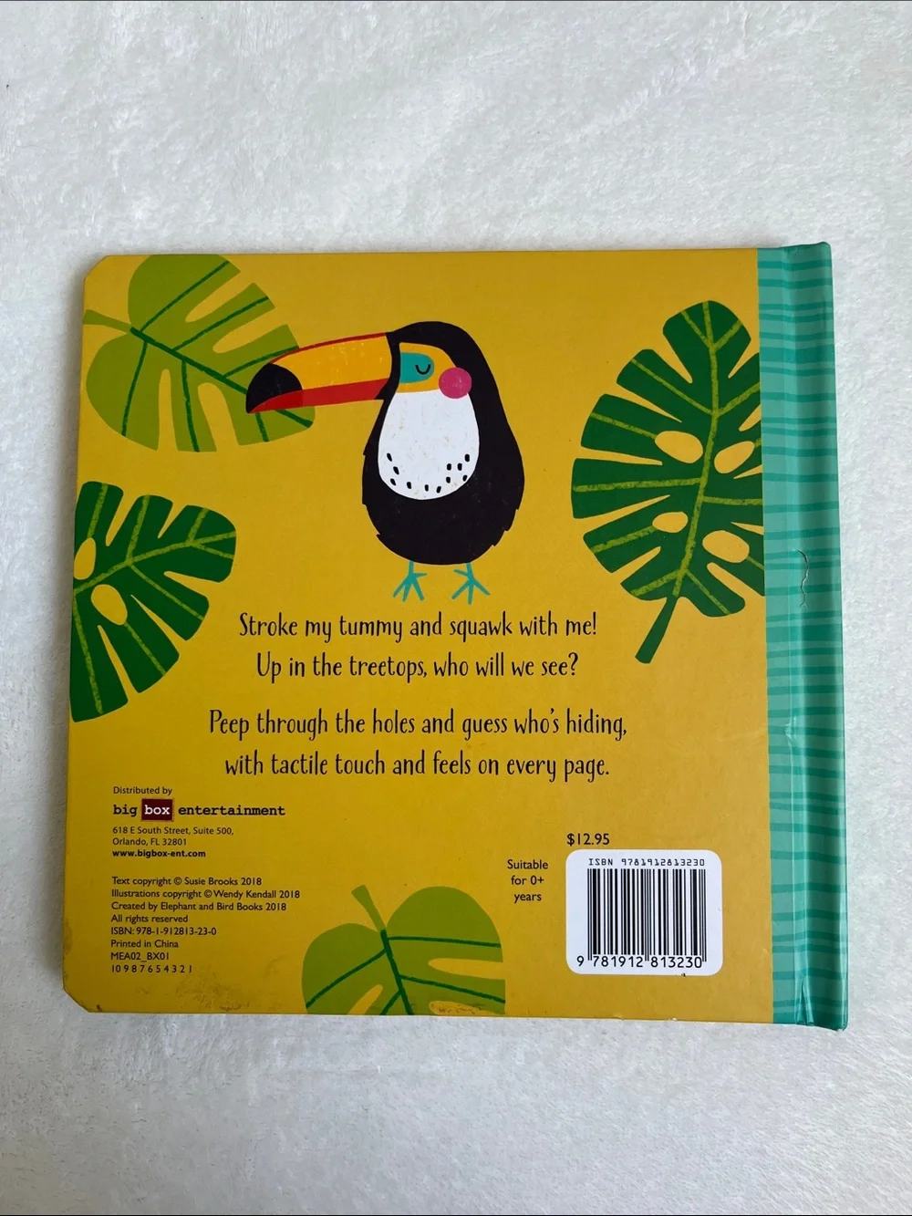 Peek a Boo Treetop Friends Children's Board Book